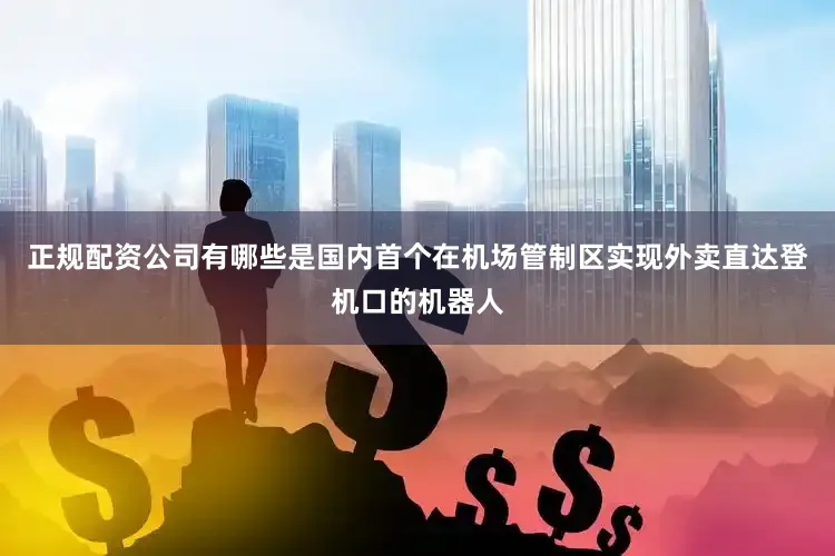正规配资公司有哪些是国内首个在机场管制区实现外卖直达登机口的机器人